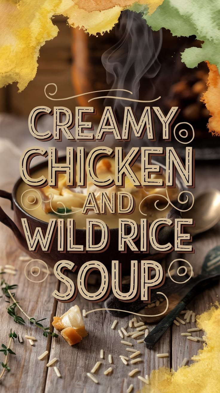 Creamy Chicken and Wild Rice Soup - Flavor to Share
